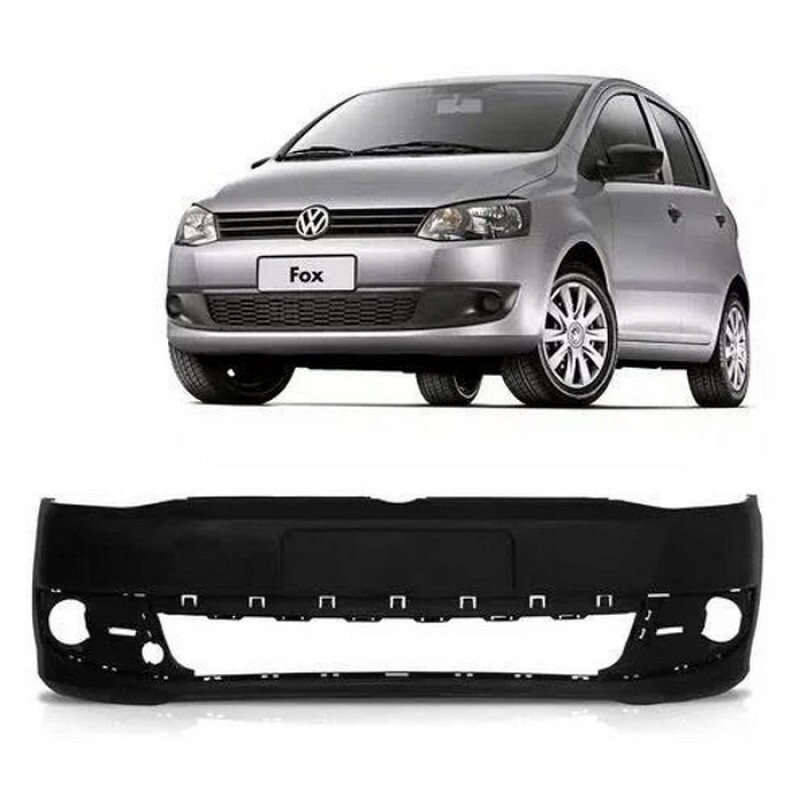 Para Choque Fox Spacefox 2011 a 2014 Dianteiro Preto Liso Com Furo DTS Para Choque Fox Spacefox 2011 a 2014 Dianteiro Preto Liso Com Furo DTS