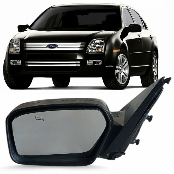 Retrovisor Fusion 2007 a 2012 Esquerdo Elétrico Luz de Cortesia