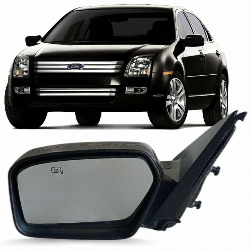 Retrovisor Fusion 2007 a 2012 Esquerdo Elétrico Luz de Cortesia