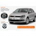 Emblema Grade Radiador Polo Hatch Sedan 2012 a 2015 Original