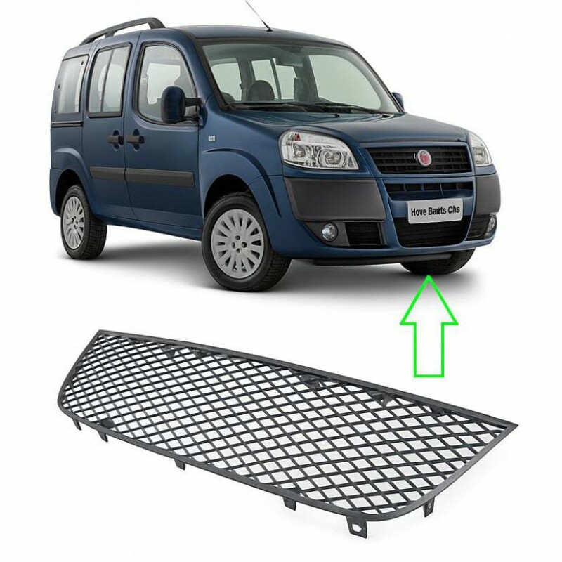 Grade Inferior do Para Choque Doblo 2010 a 2016 Furgão