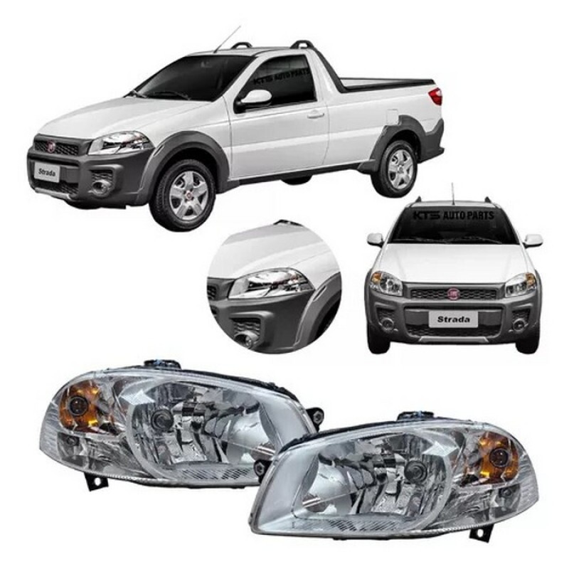 Par de Farol da Strada Working Palio Siena 2008 a 2020 Direito e Esquerdo