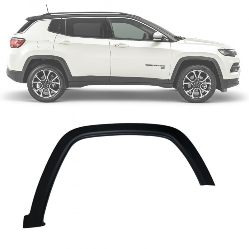 Moldura Para Lama Jeep Compass 2017 a 2023 Dianteiro Direito Moldura Para Lama Jeep Compass 2017 a 2023 Dianteiro Direito