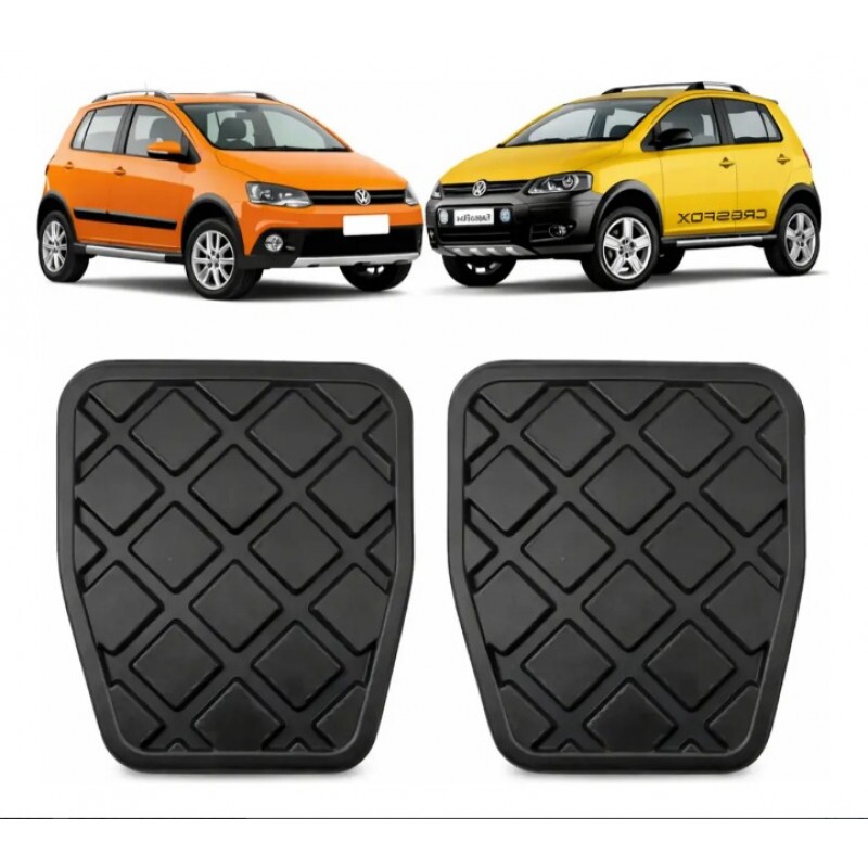 Kit Capa Pedal Freio Embreagem Gol G4 G5 G6 2006 a 2016 Golf 1999 a 2014 Fox 2003 a 2021