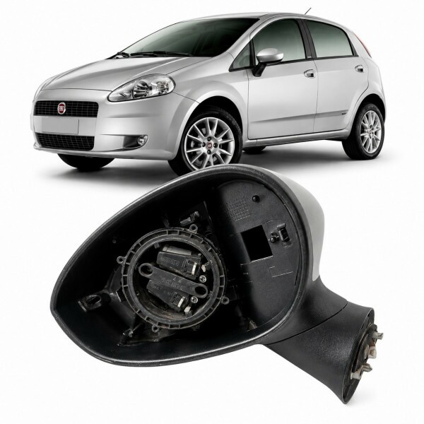 Retrovisor Punto Linea 2008 a 2017 Esquerdo Eletrico Retrovisor Punto Linea 2008 a 2017 Esquerdo Eletrico