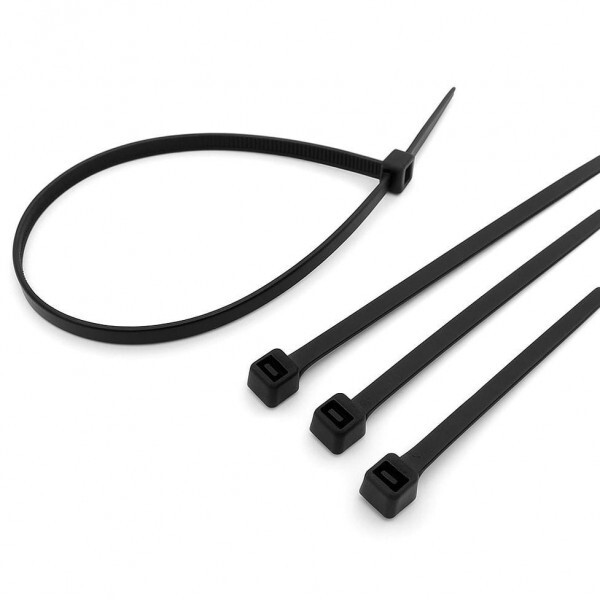 Abracadeira Nylon 200MMX3 6MM Espessura 1,43MM Preta