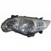 Farol Corolla 2009 a 2011 Esquerdo Cromado