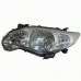 Farol Corolla 2009 a 2011 Esquerdo Cromado