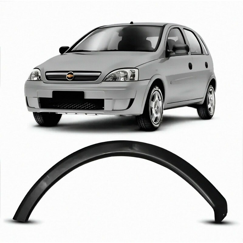 Moldura Para Lama Corsa Sedan Hatch Montana Sport 2003 a 2012 Dianteiro Direito Preto Liso Moldura Para Lama Corsa Sedan Hatch Montana Sport 2003 a 2012 Dianteiro Direito Preto Liso