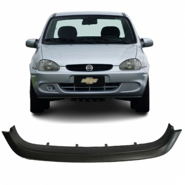 Moldura Grade Frontal Inferior Corsa Classic 2009 a 2010 Preta
