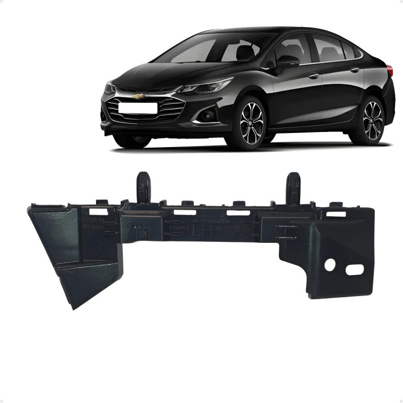 Guia Para-choque Dianteiro Cruze 2017 a 2022 Esquerdo Original Guia Para-choque Dianteiro Cruze 2017 a 2022 Esquerdo Original