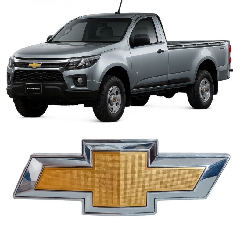 Emblema Dianteiro Chevrolet Grade Frontal S10 Trailblazer 2021 a 2024
