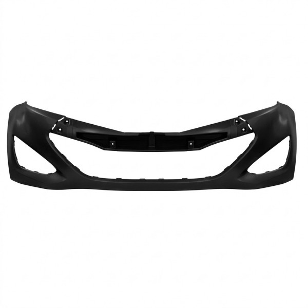 Parachoque HB20 2013 a 2015 Dianteiro Preto Liso Com Furos