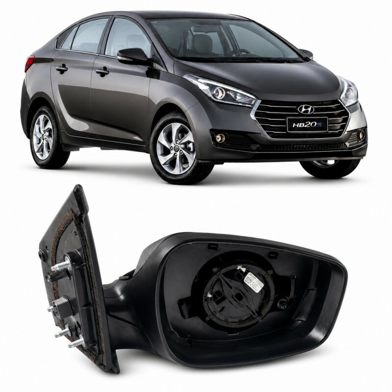 Retrovisor Hb20 2013 a 2019 Direito Eletrico Com Pisca