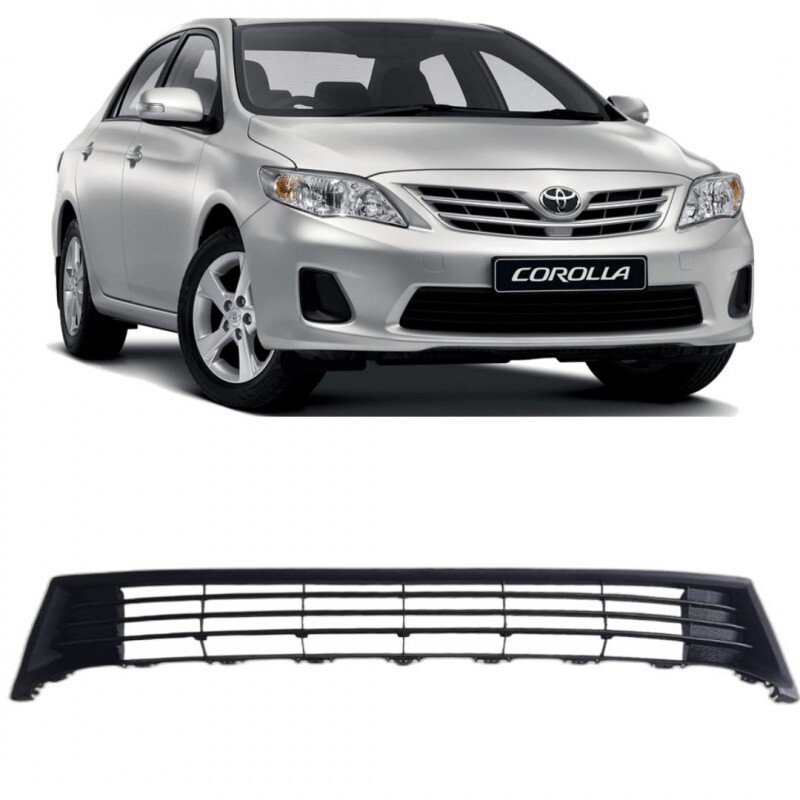 Grade Central Para Choque Corolla 2015 a 2017 Preto Blawer