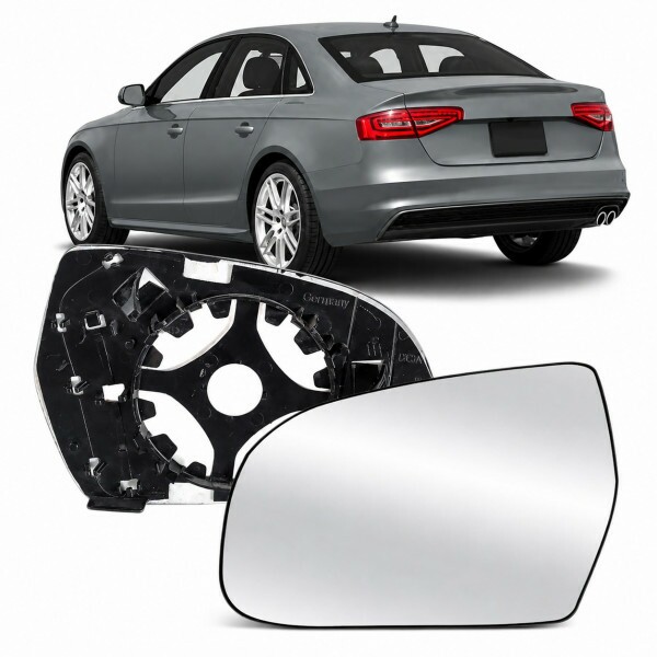 Lente Retrovisor Audi A4 2008 a 2015 Esquerdo Aquecida Lente Retrovisor Audi A4 2008 a 2015 Esquerdo Aquecida
