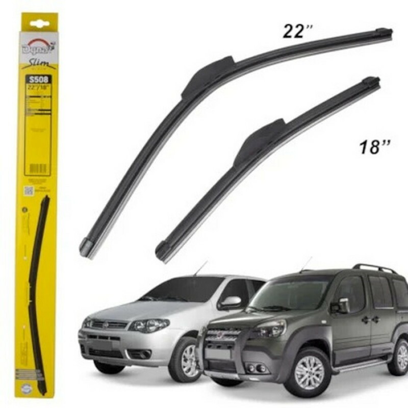 Par Palheta Dianteira Nova Slim Doblò 2001 Palio 1996 Siena 1996 22 e 18 Par Palheta Dianteira Nova Slim Doblò 2001 Palio 1996 Siena 1996 22 e 18