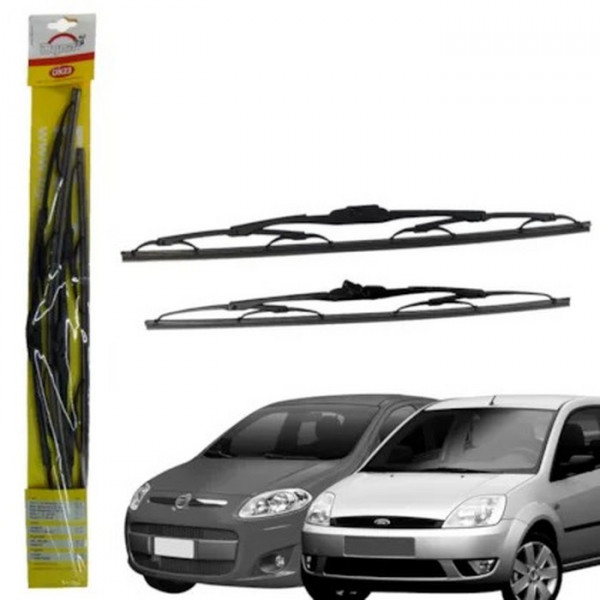 Par Palheta Limpador Parabrisa Dianteira Palio Siena Strada Corolla 23 e 18 Par Palheta Limpador Parabrisa Dianteira Palio Siena Strada Corolla 23 e 18