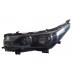 Farol Corolla 2015 a 2017 Esquerdo Manual Máscara Negra Sem LED