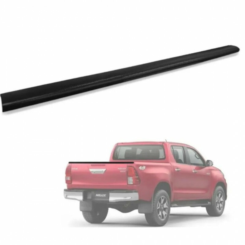 Protetor Tampa Hilux 2016 a 2025 Traseira Caçamba Preto Protetor Tampa Hilux 2016 a 2025 Traseira Caçamba Preto
