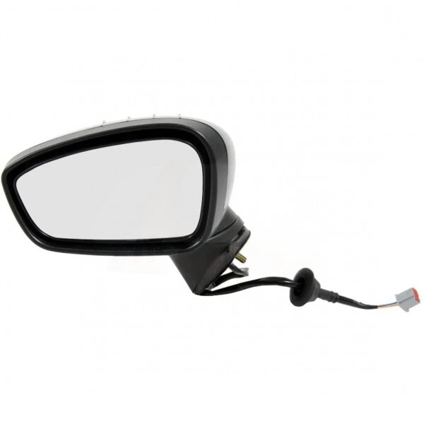 Retrovisor Ford New Fiesta 2011 a 2019 4P 5P Esquerdo Elétrico Preto Liso