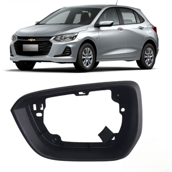 Aro Externo Retrovisor Onix Plus 2020 a 2024 Lado Esquerdo