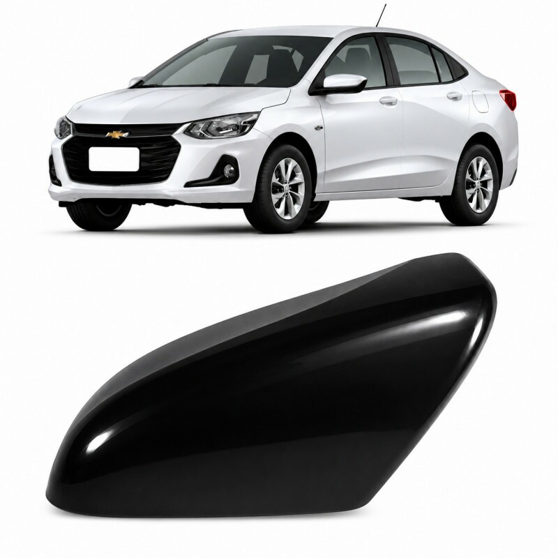 Capa Retrovisor Onix Plus 2019 a 2024 Esquerdo Sem Furo Sensor Capa Retrovisor Onix Plus 2019 a 2024 Esquerdo Sem Furo Sensor