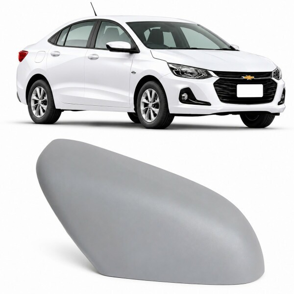 Capa Retrovisor Onix Plus 2019 a 2024 Direito Com Furo Sensor Capa Retrovisor Onix Plus 2019 a 2024 Direito Com Furo Sensor
