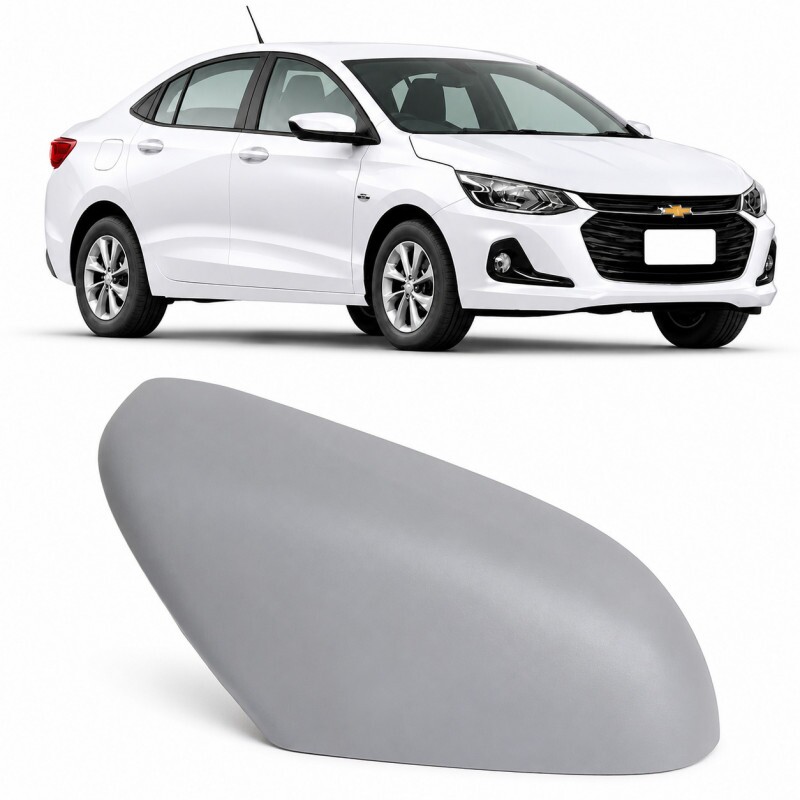 Capa Retrovisor Onix Plus 2019 a 2024 Direito Com Furo Sensor Capa Retrovisor Onix Plus 2019 a 2024 Direito Com Furo Sensor