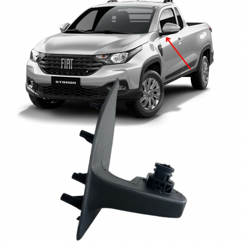 Pé do Retrovisor Strada 2020 a 2025 Lado Esquerdo