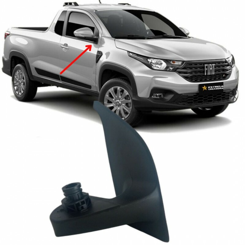 Pé do Retrovisor Strada 2020 a 2025 Lado Direito