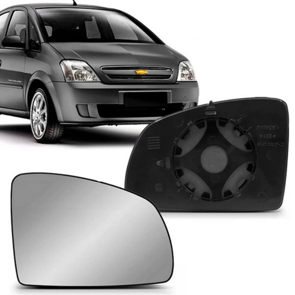 Lente Retrovisor Meriva Celta Prisma 2002 a 2012 Direito