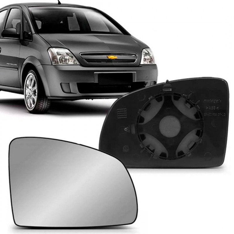 Lente Retrovisor Meriva Celta Prisma 2002 a 2012 Direito