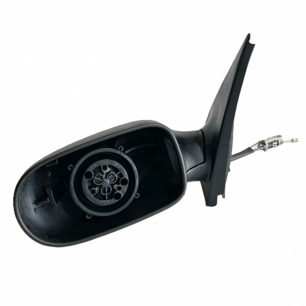 Retrovisor Palio Weekend Peq Siena 2008 a 2010 Esquerdo 5 portas Manual Preto