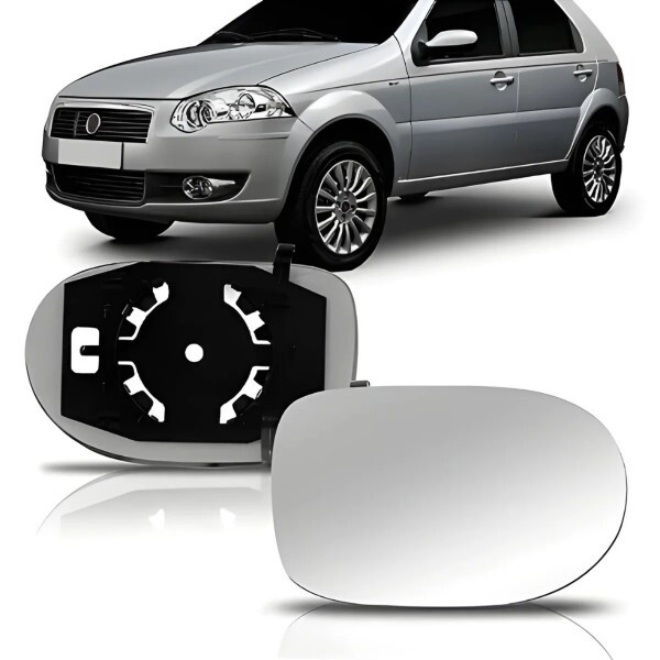 Lente Retrovisor Palio F2/3 2011 a 2017 Direito Lente Grande