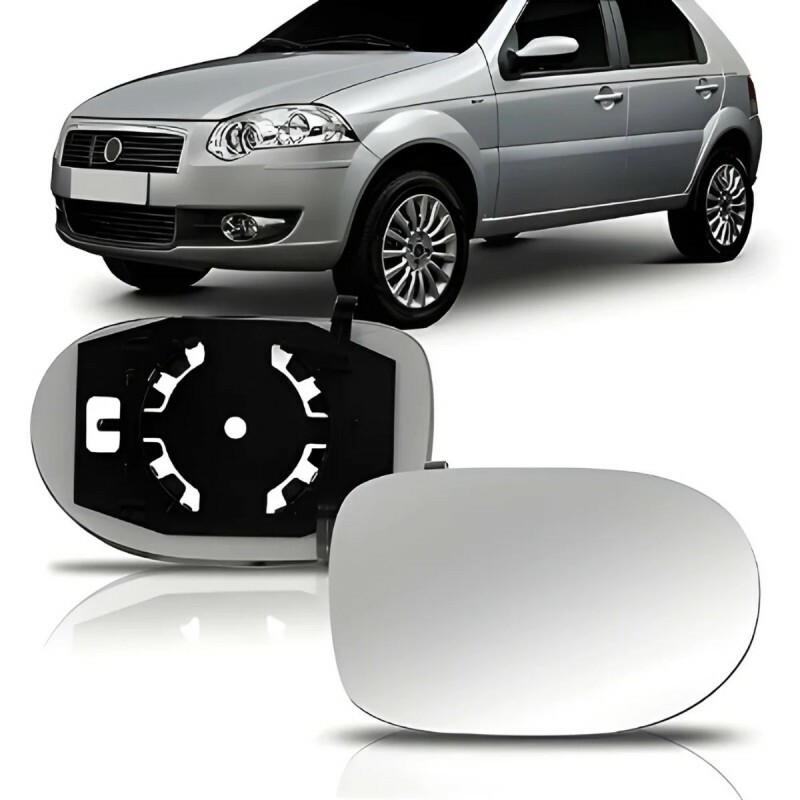 Lente Retrovisor Palio F2/3 2011 a 2017 Direito Lente Grande