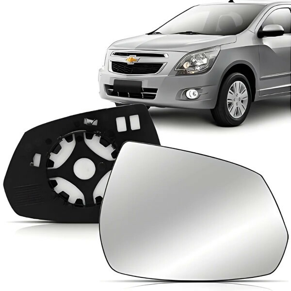 Lente Retrovisor Cobalt 2011 a 2020 Direito Lente Com Placa