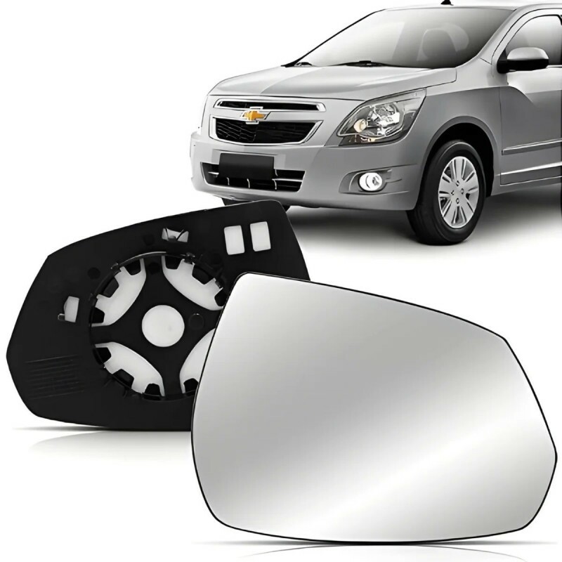 Lente Retrovisor Cobalt 2011 a 2020 Direito Lente Com Placa Lente Retrovisor Cobalt 2011 a 2020 Direito Lente Com Placa