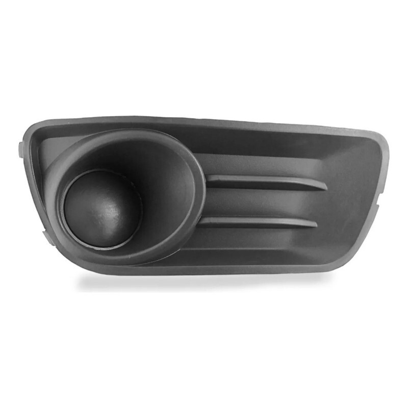 Moldura Farol de Milha Palio Economy Siena Fire 2011 a 2017 Direito Sem Furo Preto Engekar