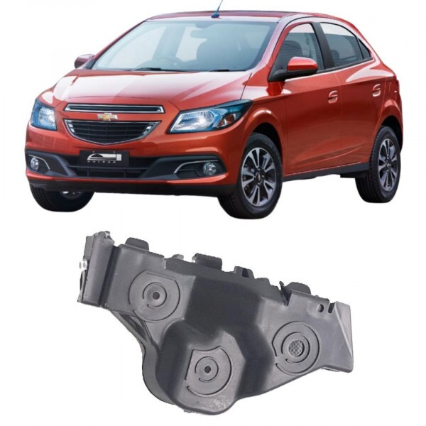 Guia Para choque Dianteiro Onix 2013 a 2016 Esquerdo Hatch 4 portas