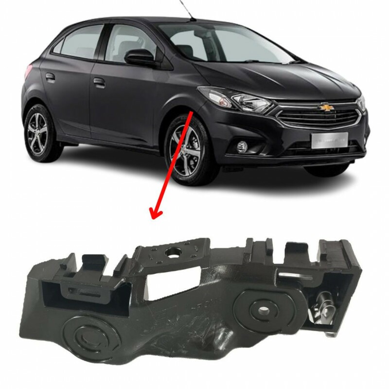 Guia Para choque Onix Prisma 2015 Dianteiro Direito