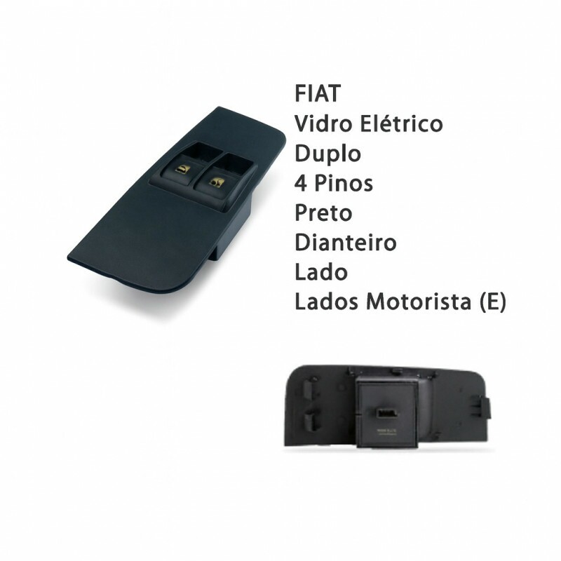 Interruptor Vidro Eletrico Duplo Palio Weekend Siena Strada 2004 Esquerdo