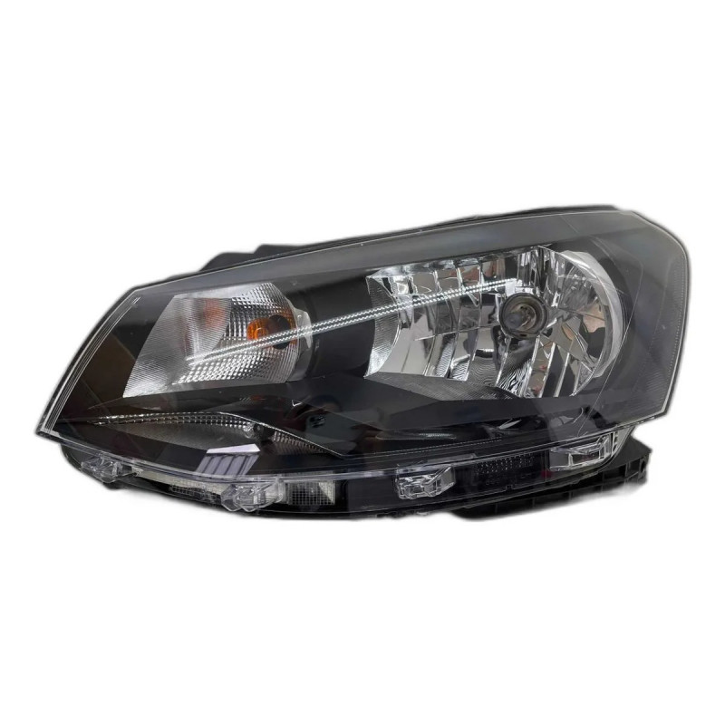 Farol Gol G6 2013 a 2016 Esquerdo Mascara Negra Foco Simples