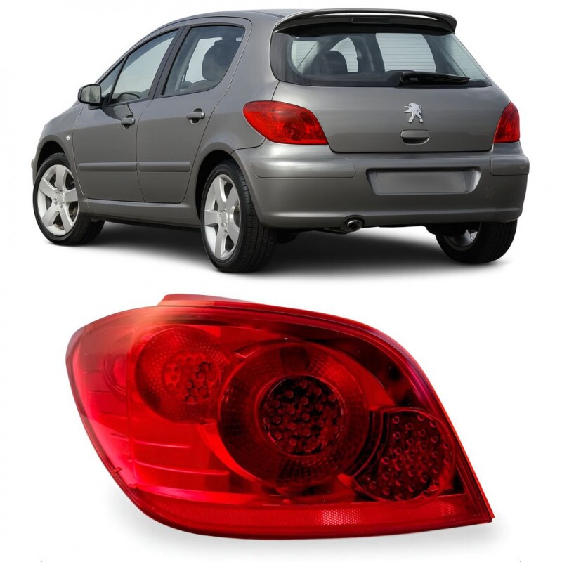 Lanterna Peugeot 307 2006 Traseiro Esquerdo Vermelho Lanterna Peugeot 307 2006 Traseiro Esquerdo Vermelho