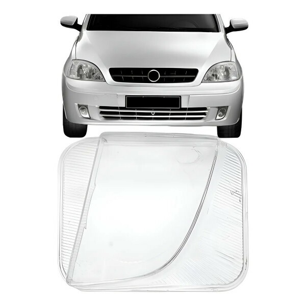 Lente do Farol Milha Corsa 2003 a 2007 Meriva Esquerdo Neblina Raiado