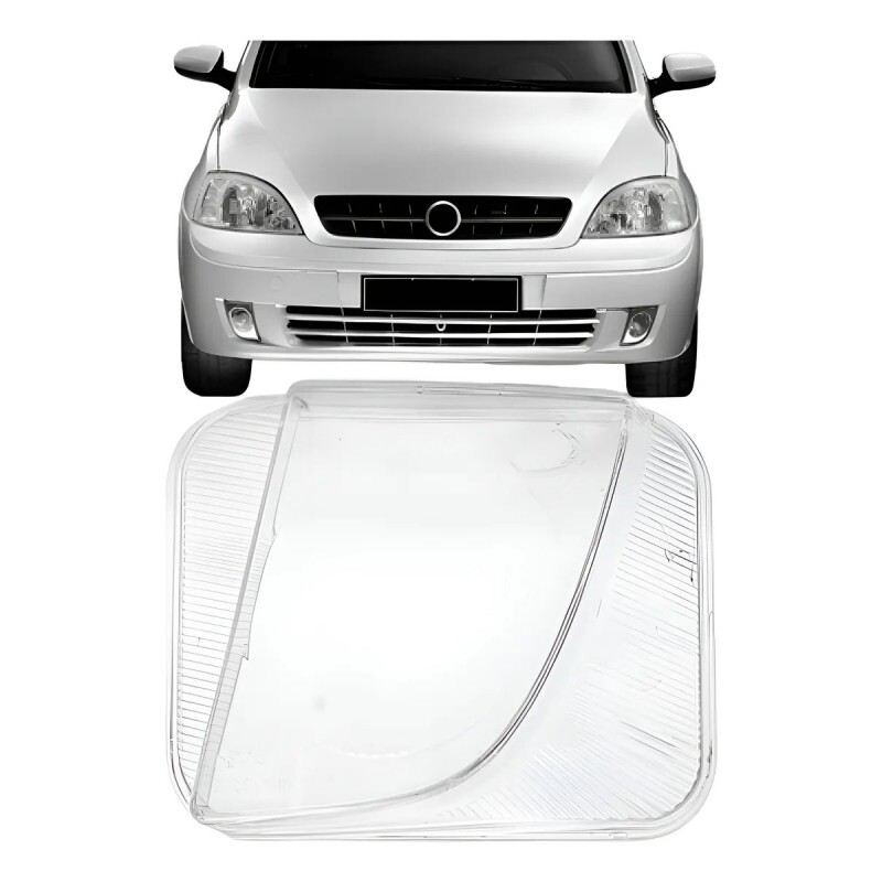 Lente do Farol Milha Corsa 2003 a 2007 Meriva Esquerdo Neblina Raiado