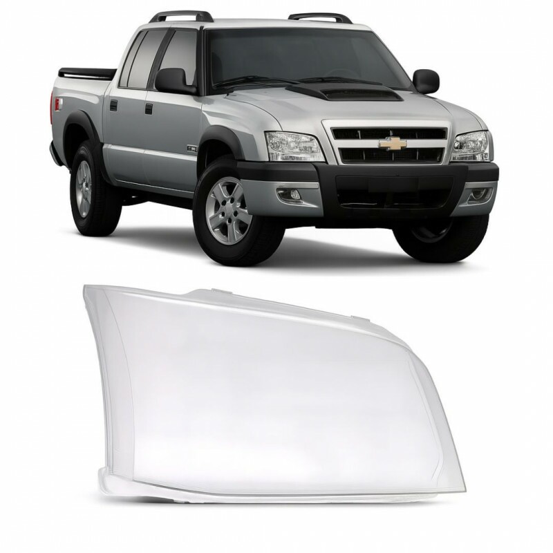 Lente do Farol S10 2001 a 2011 Direito Pit-Bull Lente do Farol S10 2001 a 2011 Direito Pit-Bull