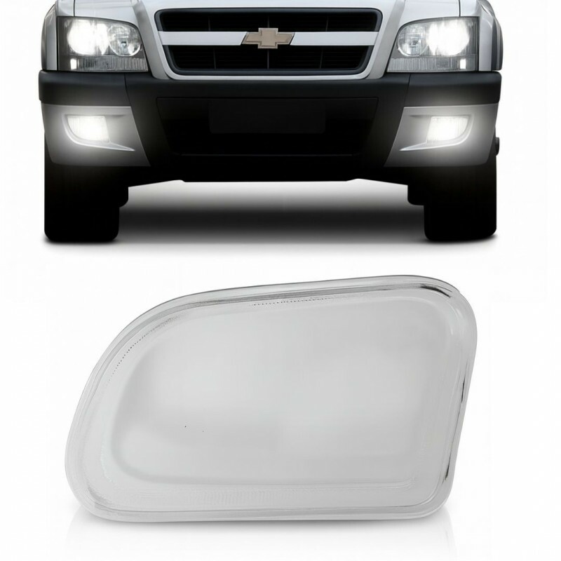Lente do Farol Milha S10 2001 a 2011 Esquerdo