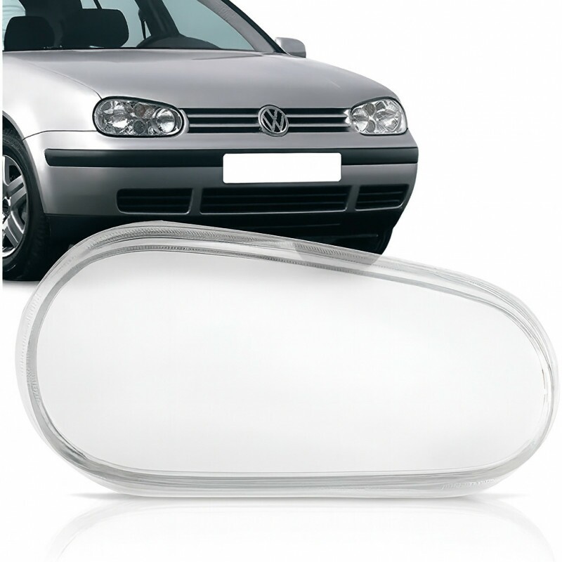 Lente do Farol Golf  1999 a 2007 Lado Direito Sapão