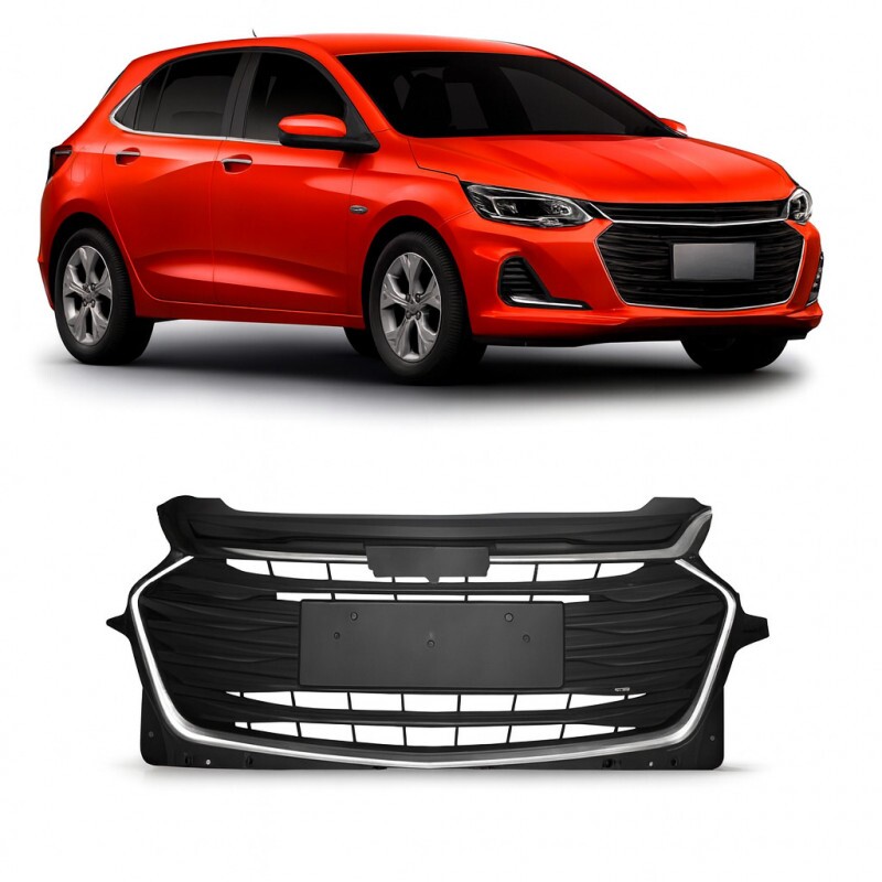 Grade Radiador Para-choque Onix 2020 a 2025 Sem Moldura